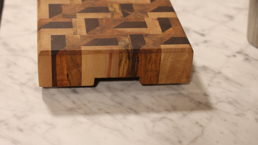 3D OPTICAL ILLUSION CHARCUTERIE CUTTING BOARD