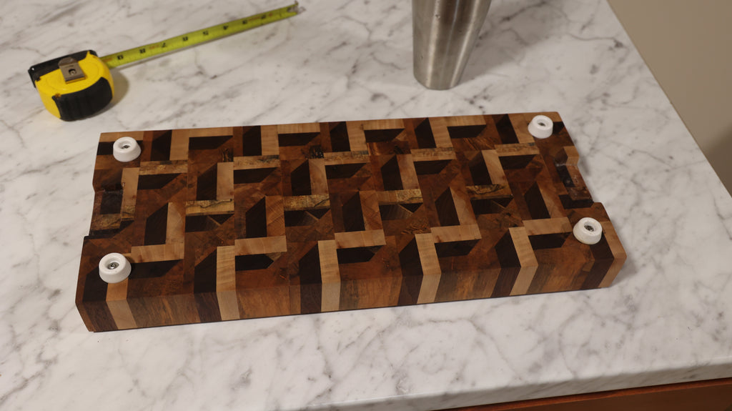 3D OPTICAL ILLUSION CHARCUTERIE CUTTING BOARD