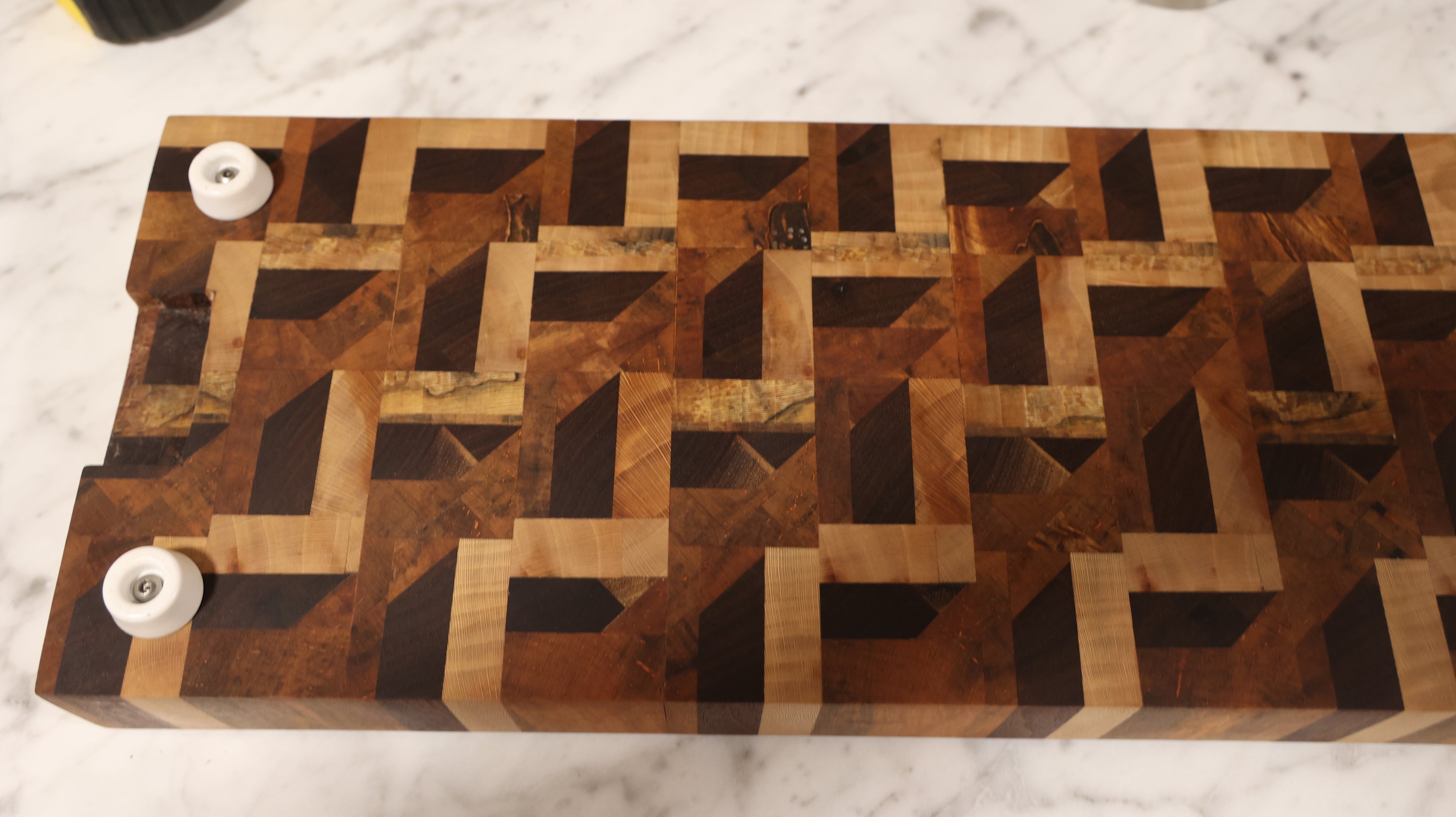 3D OPTICAL ILLUSION CHARCUTERIE CUTTING BOARD