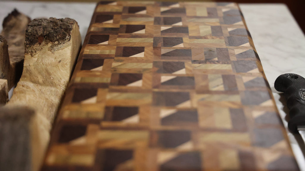 GEOMETRIC CUTTING BOARD