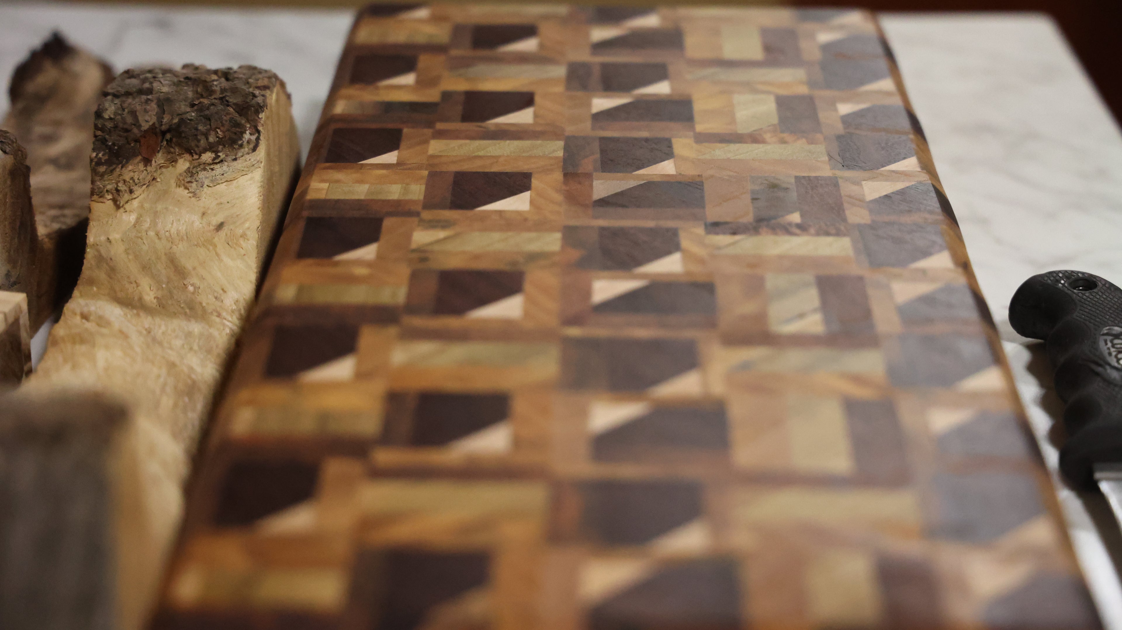 GEOMETRIC CUTTING BOARD